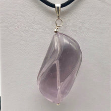 Load image into Gallery viewer, Custom Focal Lavender Fluorite & Sterling Silver Pendant | 2" Long | 510869S - PremiumBead Alternate Image 9
