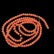 Load image into Gallery viewer, AAA+ Natural Deep Salmon Coral 2mm-3mm Bead 18 inch Strand 102615