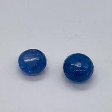 Load image into Gallery viewer, Tanzanite Smooth Rondelle AAA 4.3tcw Beads | 7 to6x3mm | Blue | 2 Beads |
