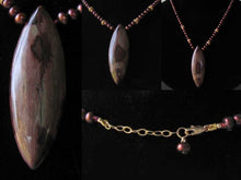 Load image into Gallery viewer, Red Apache Jasper &amp; Cinnamon Pearl 16 inch Necklace 208281 - PremiumBead Primary Image 1
