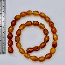 Load image into Gallery viewer, Natural Carnelian Agate 12x9mm Oval Bead Strand 109355