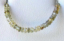 Load image into Gallery viewer, 5 Green Tea Zircon Faceted Roundel Beads 7454C - PremiumBead Alternate Image 2