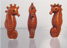 Load image into Gallery viewer, Carved Adorable Seahorse Boxwood Ojime/Netsuke Bead - PremiumBead Primary Image 1