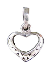 Load image into Gallery viewer, Loving Sterling Silver Heart Charm Pendant 9963E