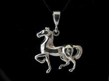 Load image into Gallery viewer, Proud Pony Sterling Silver Horse Charm Pendant 10035 - PremiumBead Primary Image 1