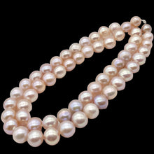 Load image into Gallery viewer, Lovely! Natural Peach Freshwater Pearl 16" Strand Graduated 6mm to 8mm 110811A