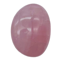Load image into Gallery viewer, Rose Quartz Oval Meditation Worry Stone | 55x43x26 mm | Pink | 1 Stone }