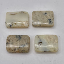 Load image into Gallery viewer, 4 Beads of African Opal Flat Rectangle Beads 003273