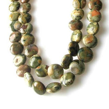 Load image into Gallery viewer, Raintree Rhyolite Jasper 11mm Coin Bead Strand 109538 - PremiumBead Alternate Image 2