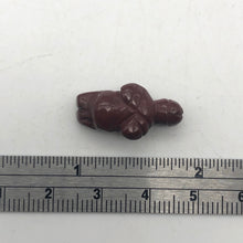 Load image into Gallery viewer, FERTILE! Carved Red JASPER Goddess of Willendorf Figurine | 20x10x9mm | Red