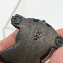 Load image into Gallery viewer, Carved Hippo Lovely Dark Teak Ojime/Netsuke Bead - PremiumBead Alternate Image 6