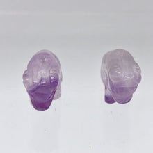 Load image into Gallery viewer, Prosperity 2 Light Amethyst Carved Bison / Buffalo Beads | 21x14x8mm | Purple - PremiumBead Alternate Image 7