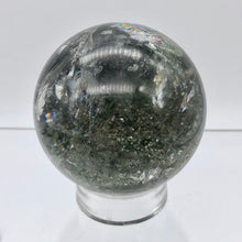 Load image into Gallery viewer, Lodalite Garden Chlorite Specimen Sphere | 53mm or 2.1" | Clear/Green | 211.5g - PremiumBead Alternate Image 9