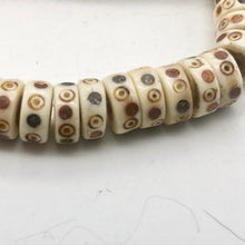 Load image into Gallery viewer, Colorful Waterbuffalo Bone Wheel Beads | 9x4mm | multi-color | Wheel | 44 beads| - PremiumBead Alternate Image 5