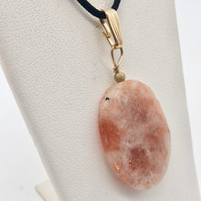 Load image into Gallery viewer, 14Kgf Sunstone 30x22mm Pendant 506515 - PremiumBead Alternate Image 2