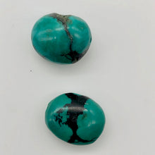 Load image into Gallery viewer, Natural Turquoise Oval Skipping Stones | 20x15mm | Blue/Green | Oval | 2 Beads | - PremiumBead Primary Image 1