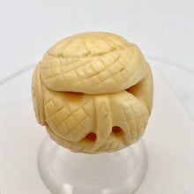 Load image into Gallery viewer, Chinese Zodiac Year of the Snake Waterbuffalo Bone Bead | 30mm| Cream | 1 Bead | - PremiumBead Alternate Image 3