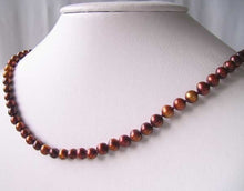 Load image into Gallery viewer, Golden Bronze 6.5mm Freshwater Pearl & 14Kgf 22 inch Necklace 9915J - PremiumBead Alternate Image 2