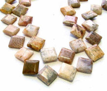 Load image into Gallery viewer, Premium 2 Fossilized Coral 15x15x6mm Diamond Beads 9007 - PremiumBead Primary Image 1