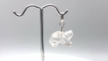 Load and play video in Gallery viewer, Carved Natural Quartz Bear and Sterling Silver Pendant 509252QZS