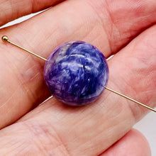 Load image into Gallery viewer, 1 Huge Rare Purple Charoite 16mm Bead 10255L