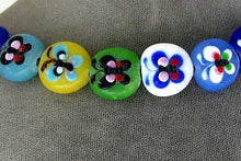 Load image into Gallery viewer, 5 Glass Lampwork Butterfly Coin Beads 007093 - PremiumBead Primary Image 1
