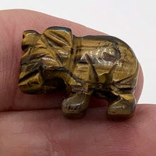 Load image into Gallery viewer, Wild Hand Carved Tiger Eye Elephant Bead Figurine | 21x14.5x9mm | Bronze