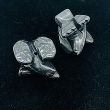 Load image into Gallery viewer, Soaring Eagle Carved Hematite Worry-Stone Figurine