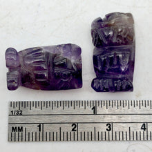 Load image into Gallery viewer, 2 Wisdom Carved Amethyst Owl Beads - PremiumBead Alternate Image 9