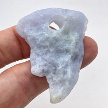 Load image into Gallery viewer, 103cts Blue Chalcedony Natural & Untreated Designer Pendant Bead 10506V - PremiumBead Alternate Image 7
