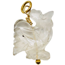 Load image into Gallery viewer, Cock A Doodle Doo! Quartz Rooster 14Kgf Pendant 509296QZG