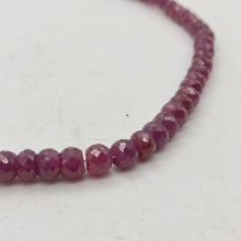 Load image into Gallery viewer, 5 Natural Ruby 5.5to5x4.5to3.5mm Faceted Roundel Beads | Red | 6 cts | - PremiumBead Alternate Image 2