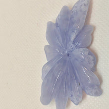 Load image into Gallery viewer, Hand Carved Blue Chalcedony Flower Bead 75cts 009850N - PremiumBead Alternate Image 6