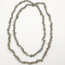 Load image into Gallery viewer, SHIMMERING! Labradorite NUGGET Bead 32" NECKLACE - PremiumBead Alternate Image 4