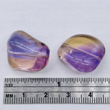 Load image into Gallery viewer, Ametrine Large Nugget Pendant Beads | 22x15x11/19x18x10 | Purple/Gold | 2 Beads|