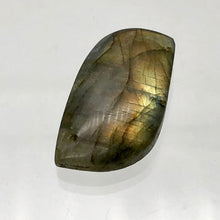 Load image into Gallery viewer, Labradorite Spectrolite Free Form Pendant Bead | 38x20x8mm | Golden Gray |