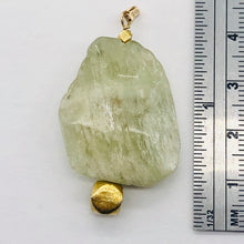 Load image into Gallery viewer, Kunzite14K Gold Filled Pendant Hexagonal Pendant | 1 3/4" Long | Green | 1 Pendant