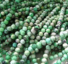 Load image into Gallery viewer, Mojito Minty Green Turquoise 5.5mm Round Bead Strand 107415 - PremiumBead Alternate Image 2