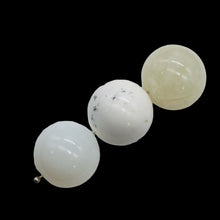 Load image into Gallery viewer, Opal Dendritic Large White Round Beads | 21mm | White | 3 |