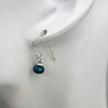 Load image into Gallery viewer, London Blue Topaz Sterling Silver Dangle | 0.75 | Blue/Silver | 1 Earrings