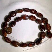 Load image into Gallery viewer, 2 Extremely Rare Red Pietersite Flat Oval 14x10x5.5mm Beads 7301 - PremiumBead Alternate Image 3