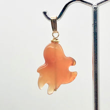 Load image into Gallery viewer, Cartoon Natural Red Carnelian Dangly Octopus 14K Gold Filled Pendant| 1 1/4 " |