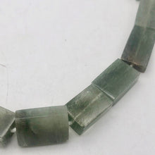 Load image into Gallery viewer, Natural graduated Rutilated Quartz strand | 20x11x6 - 15x8x5 | Green| Rectangle| - PremiumBead Alternate Image 4