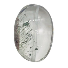 Load image into Gallery viewer, Lodalite Quartz Oval Pendant Bead | 30x21x14 mm | Clear Included | 1 Bead |