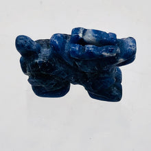 Load image into Gallery viewer, Wild Sodalite Hand Carved Winged Dragon Figurine | 21x14x9mm | Blue white
