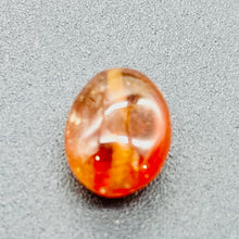 Load image into Gallery viewer, 1 Finest AAA Hessonite Red Garnet 9 to 10mm Bead 1227E