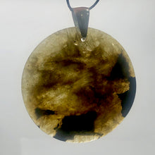 Load image into Gallery viewer, Aurora Borealis! Labradorite Sterling Silver Pendant| 2" Long | Green/Black |