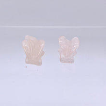 Load image into Gallery viewer, 2 Soaring Carved Rose Quartz Eagle Beads | 22x14x12mm | Pink - PremiumBead Alternate Image 10