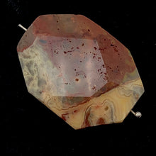 Load image into Gallery viewer, Crazy Lace Agate Carved Pendant Bead | 39x29x9mm | Red White |