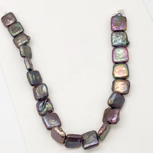 Load image into Gallery viewer, Rare Peacock Bronze Square Coin FW Pearl Strand 109454